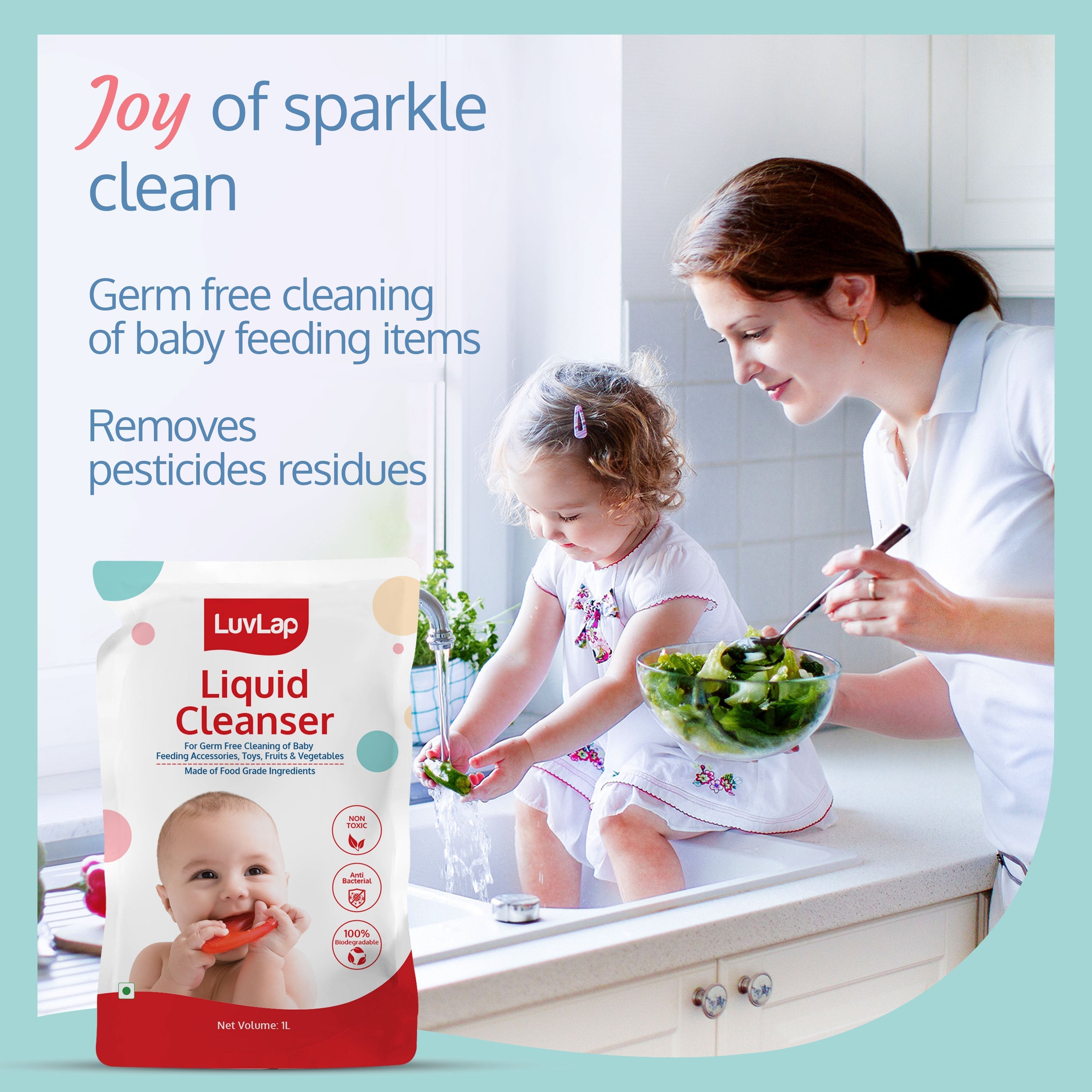 Baby clean bottle store cleanser