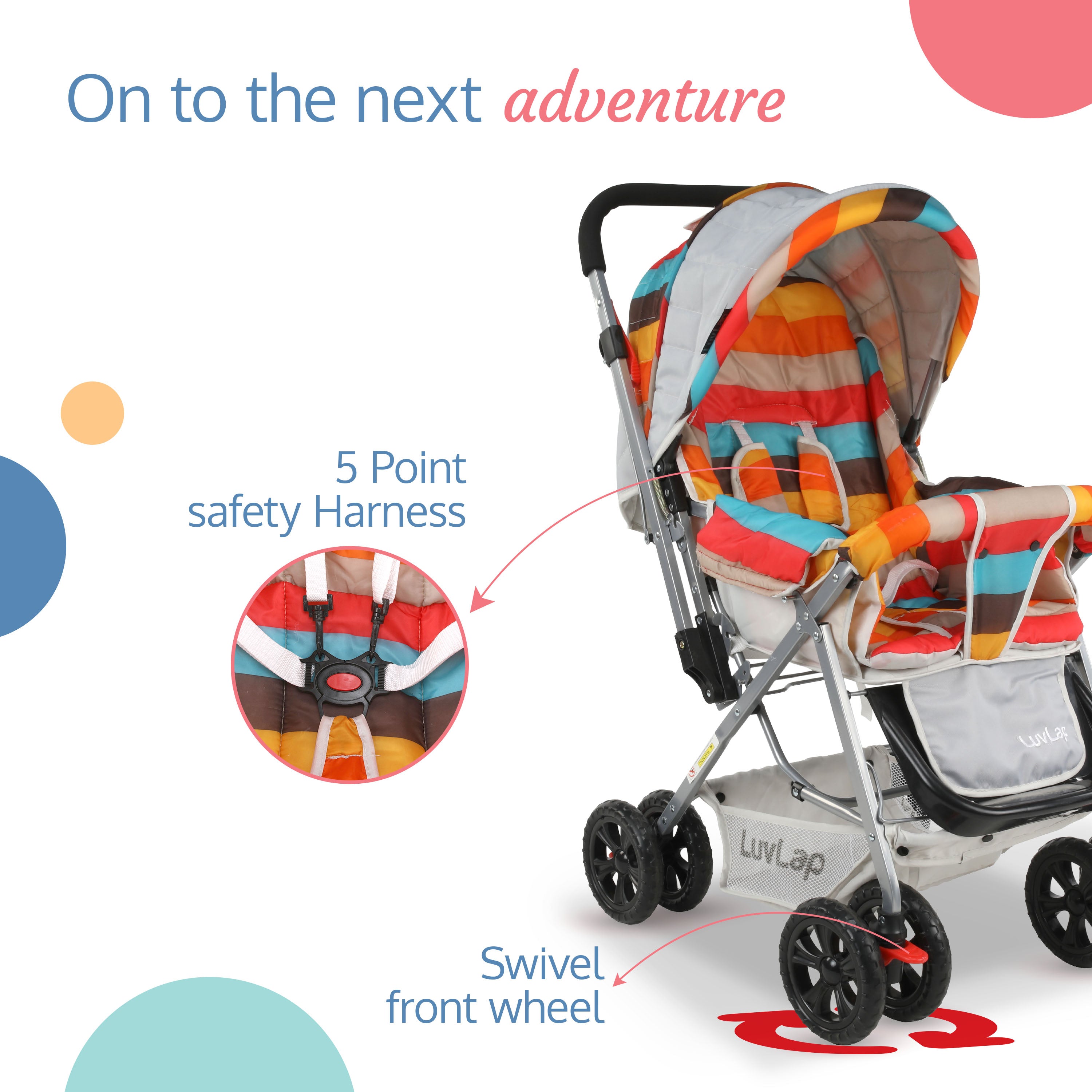 5 wheel outlet stroller