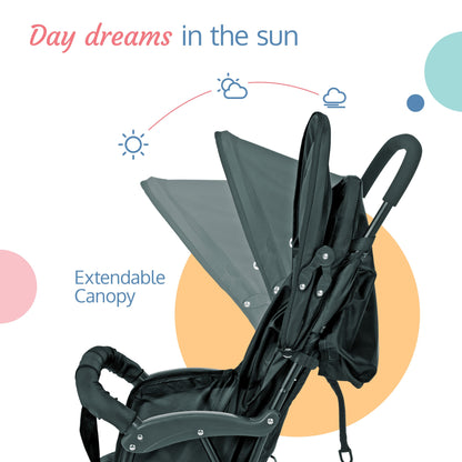 Apollo Baby Stroller - Black