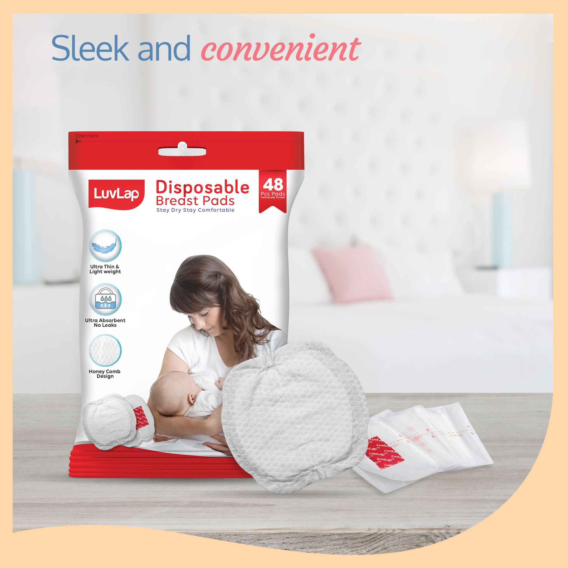 Buy PINQ Polka Premium Cotton Feel Disposable Breast Ultra Slim Pads Online  at Best Price of Rs 200 - bigbasket