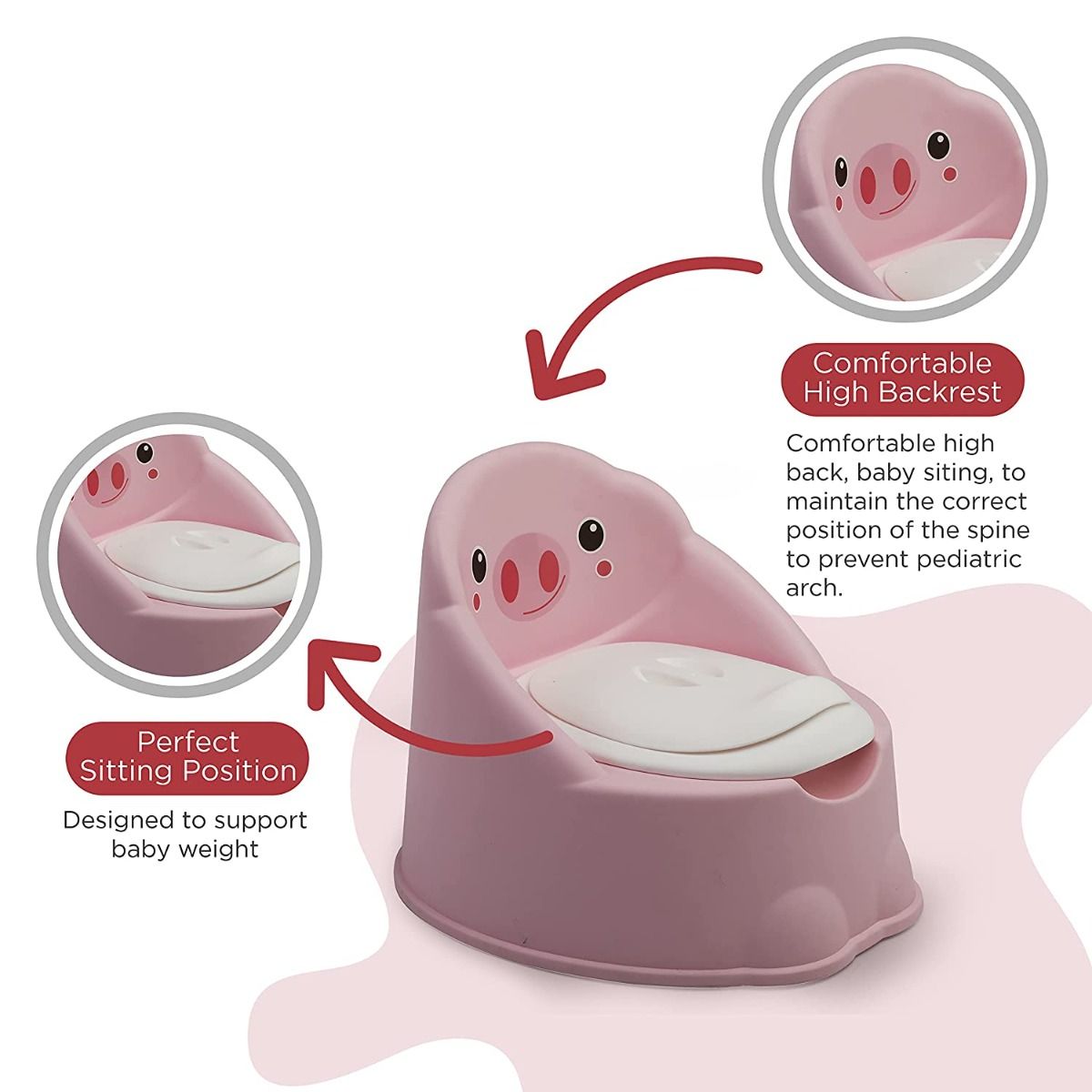 Buy Wee Piggy Potty seat Pink Online at Best Price Luvlap Store