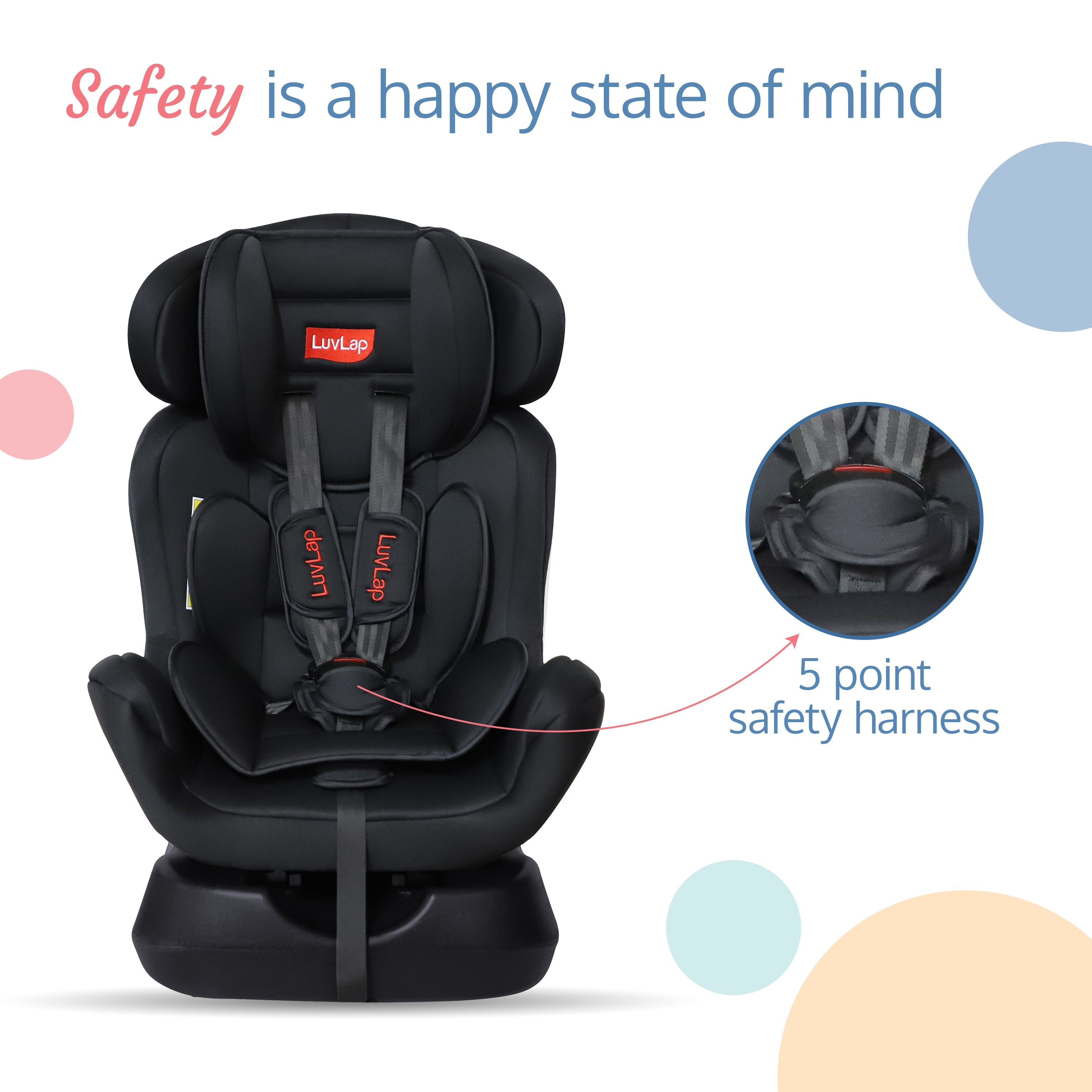 Luvlap Galaxy Convertible Car Seat for Baby Kids Luvlap Store