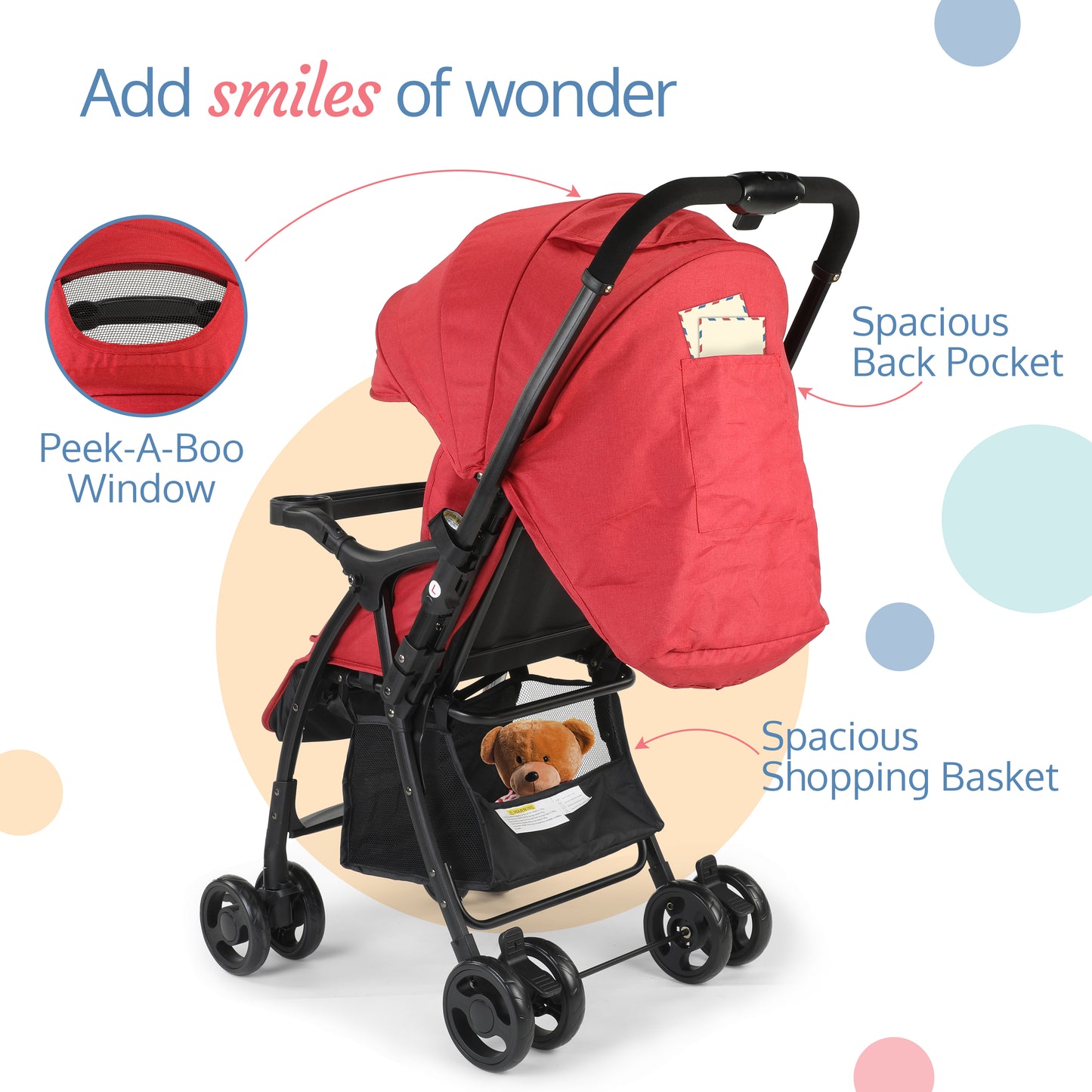 Spark Baby Stroller (Red)