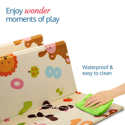 Jungle Time Double Sided Water Proof Baby Play Mat