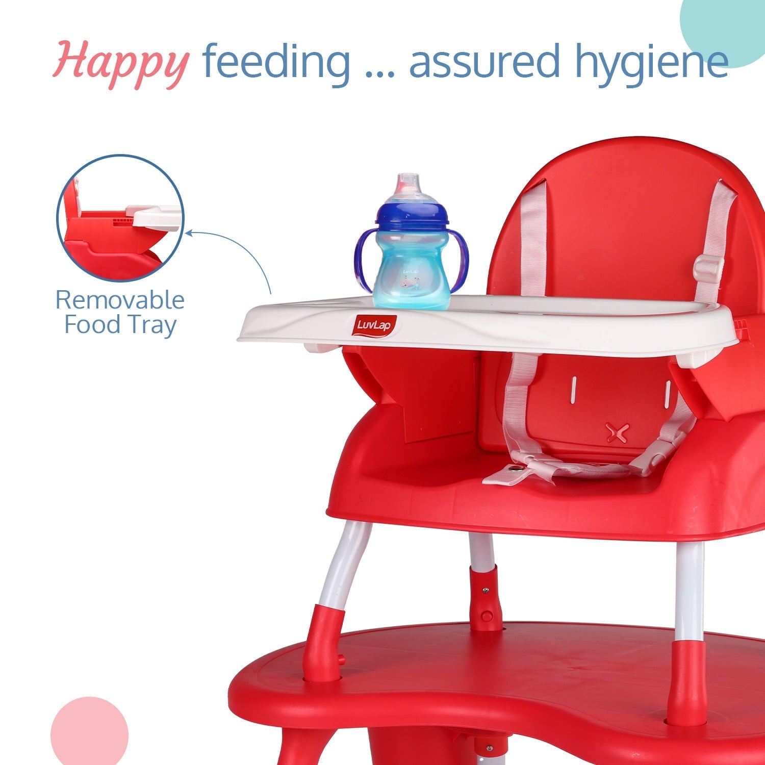 Luvlap 3 in best sale 1 convertible high chair