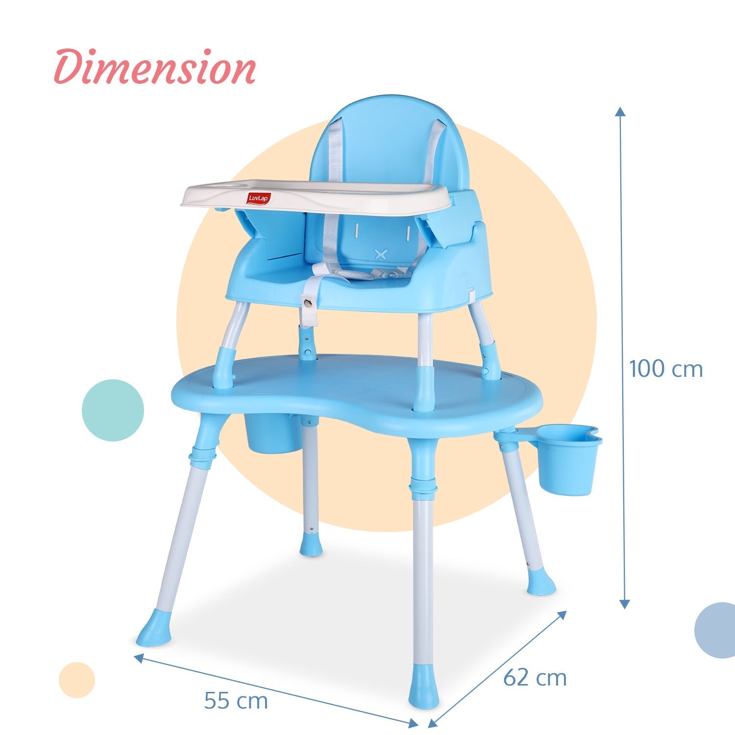 Luvlap high chair discount assembly