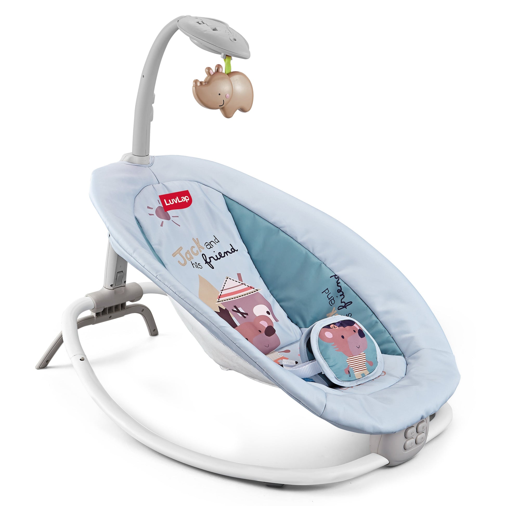 BABY JOY Baby Swings for Infants, Portable Rocker w/ 5 Swing