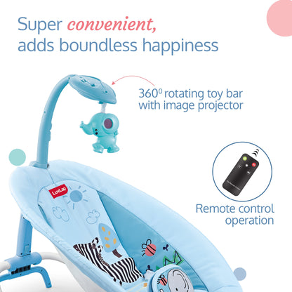 Joy-N-Giggles Baby Rocker, Blue