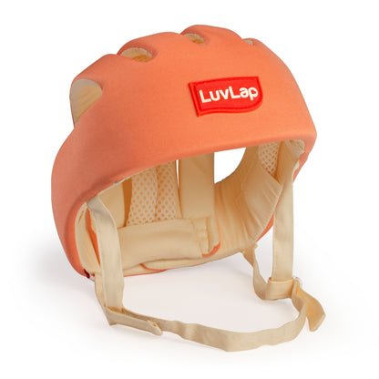 LuvLap Baby Safety Helmet - Essential Safety Gear for 6+ Months to 3 Years | Toddler Head Protector - Orange