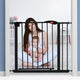 Indoor Baby Safety Gate Size 86 to 95 cm Wide, Black