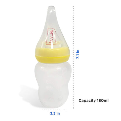 Feeding Squeezy Spoon, 180Ml, Bpa Free,Yellow