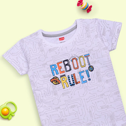 LuvLap Boys Cotton H/S T-Shirt Co-Ord Set