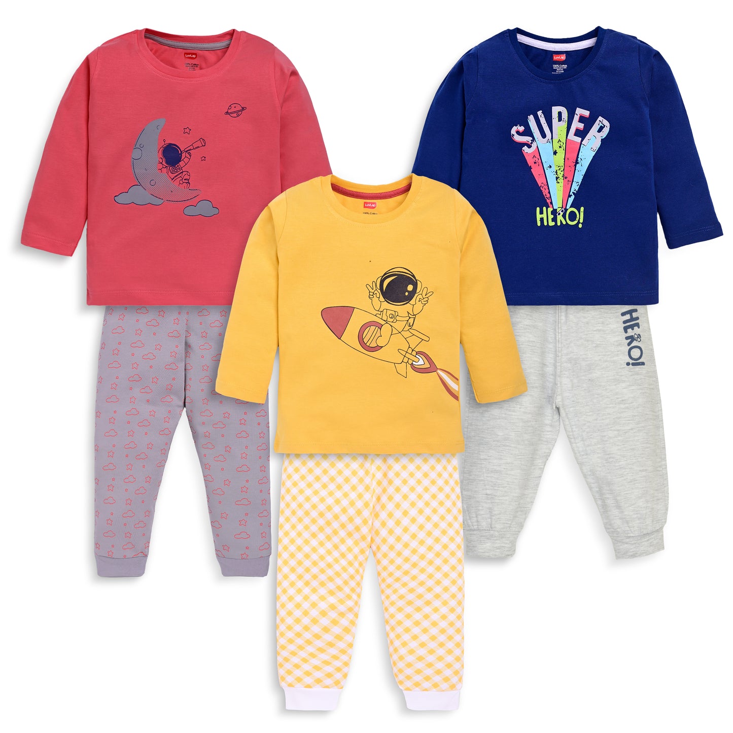 LuvLap Boys F/S Boys T-Shirt & Pyjama CoSet