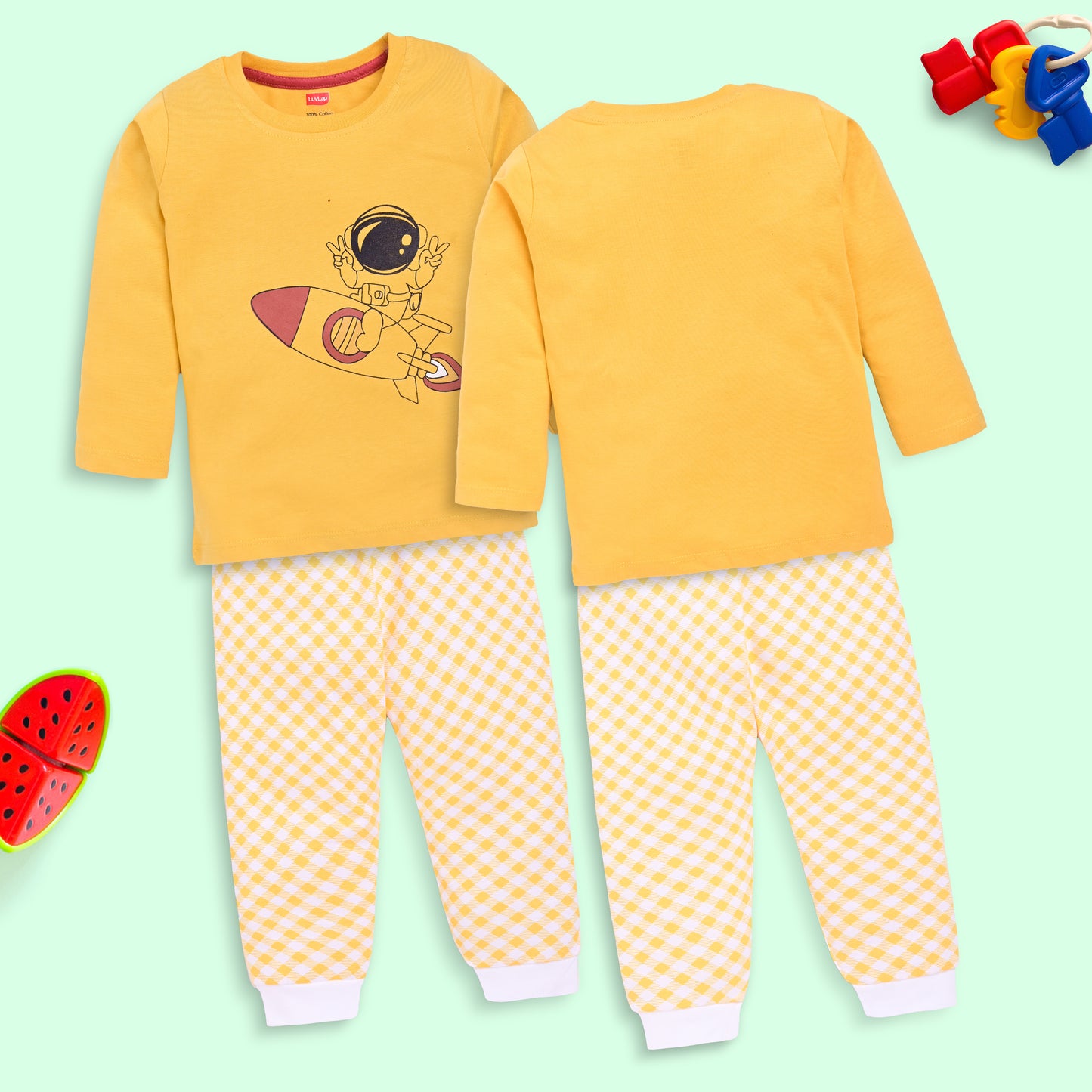 LuvLap Boys F/S Boys T-Shirt & Pyjama CoSet