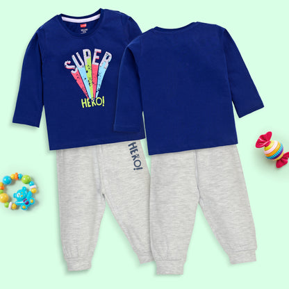 LuvLap Boys F/S Boys T-Shirt & Pyjama CoSet