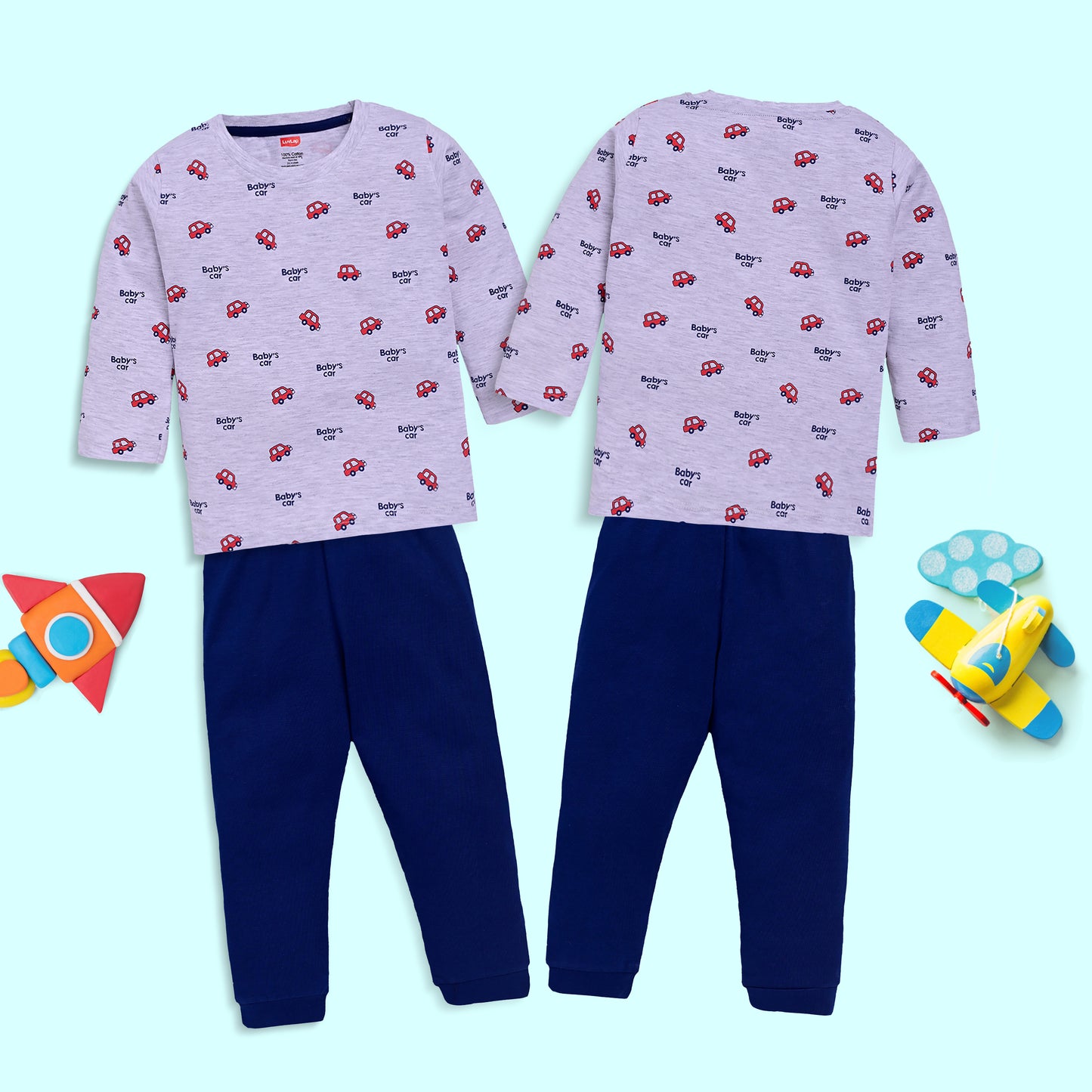 LuvLap Baby-Boys Baby and Toddler T-Shirt Set