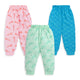 LuvLap Baby Boys & Baby Girls Pack of 3 Pyjama 100% Cotton