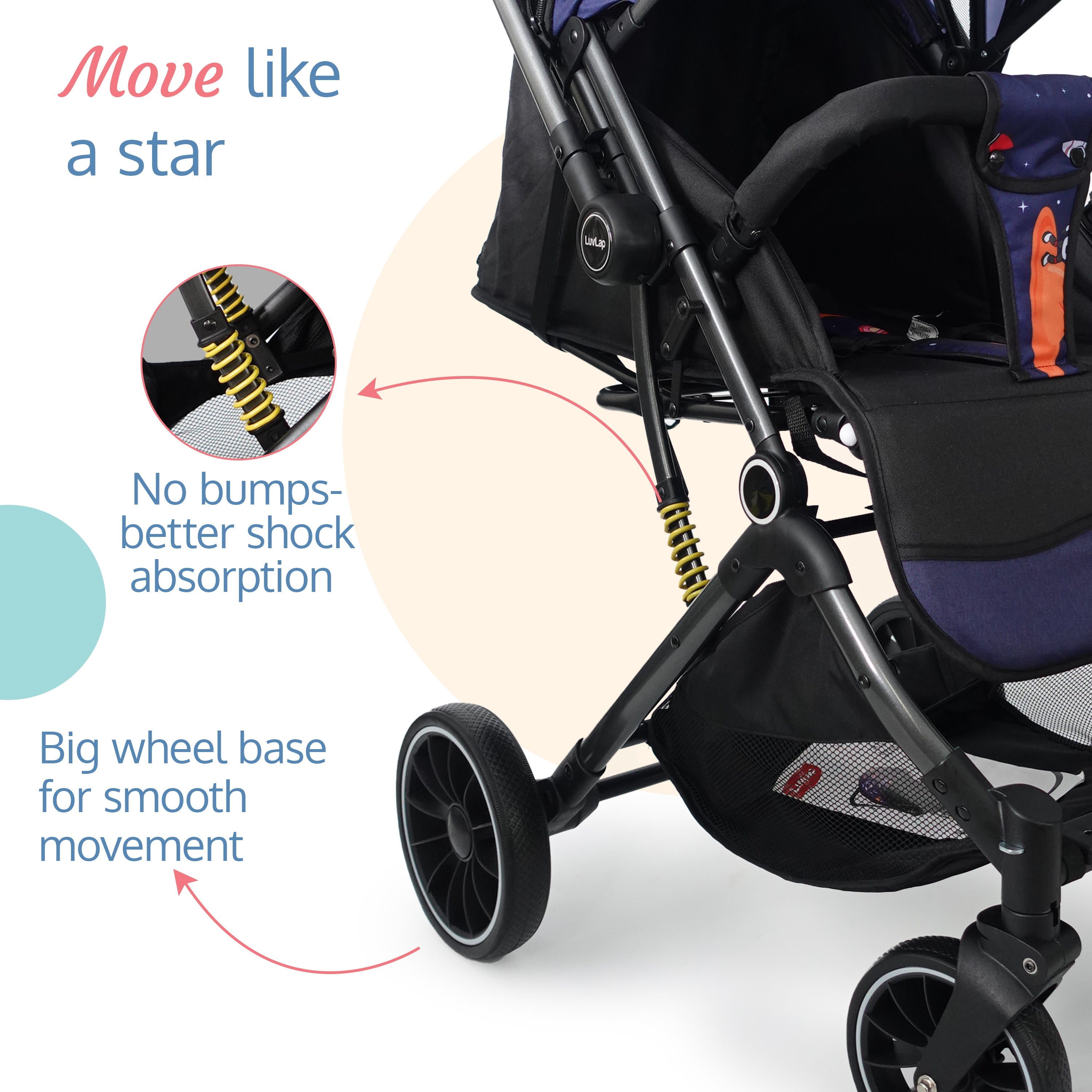 Alpha best sale living stroller