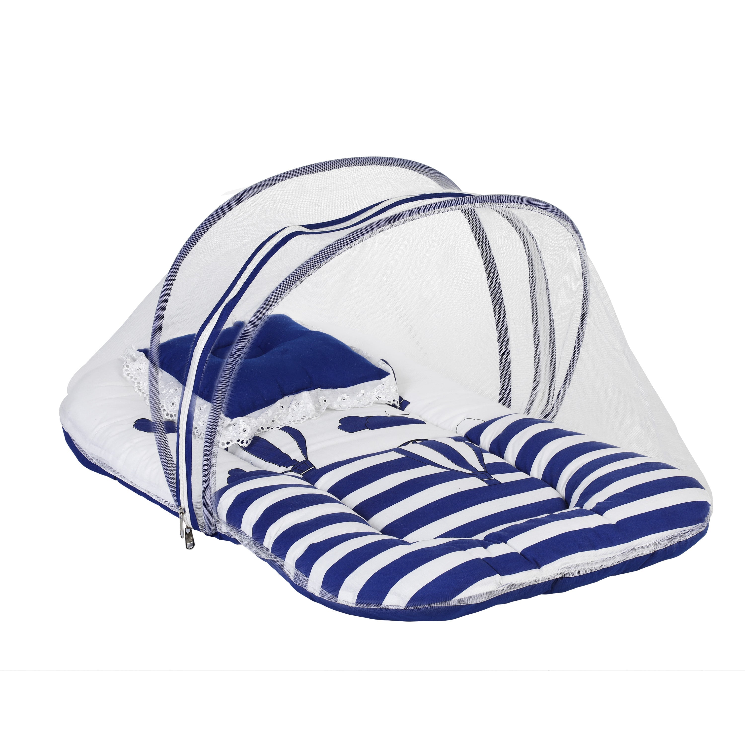 Baby mosquito net with attached bed best sale