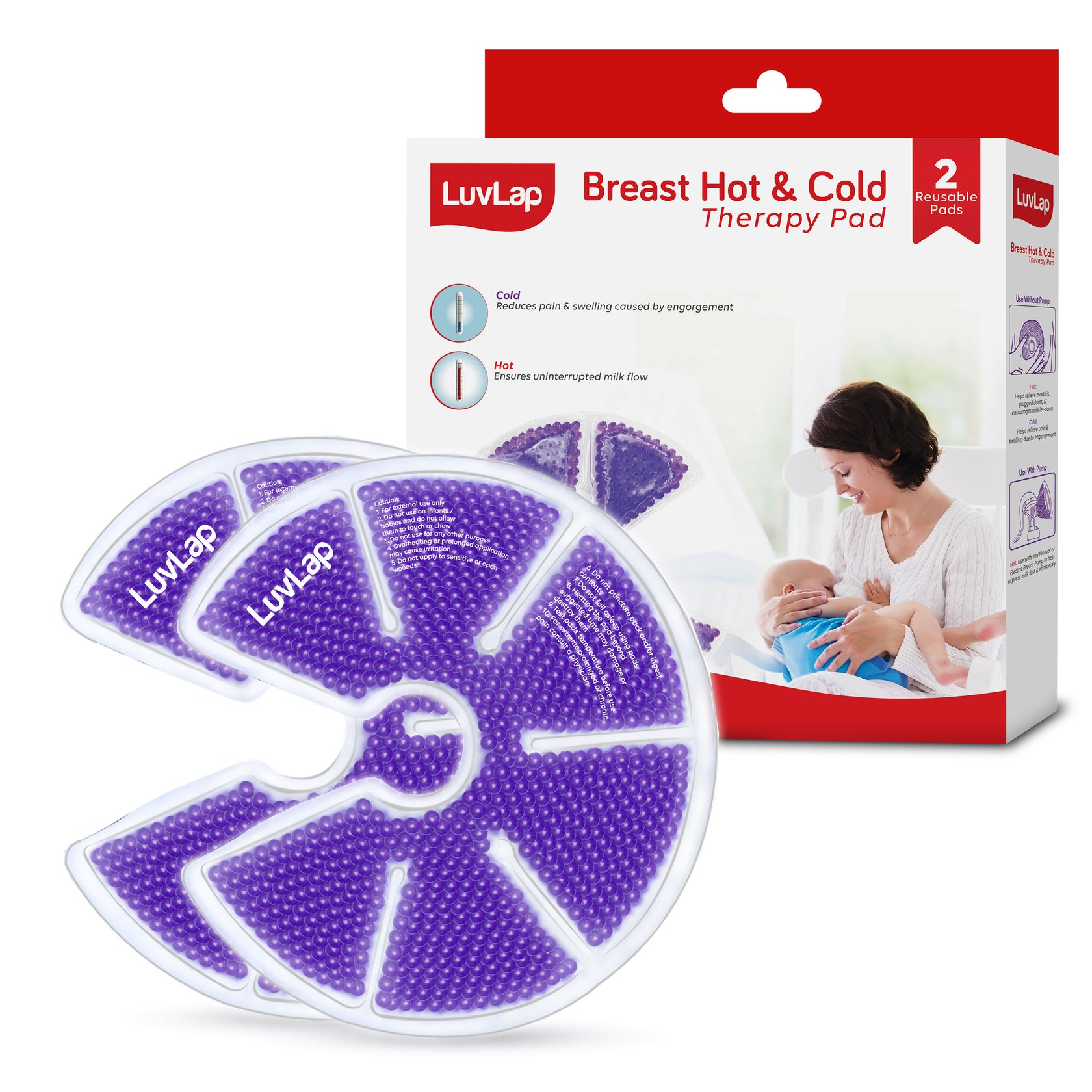 Breast Hot & cold Pad for breastfeeding | Luvlap Store in kolkata