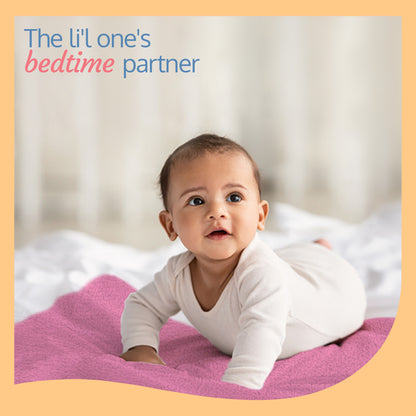 Instadry Baby Bed Protector, Baby Pink, Medium