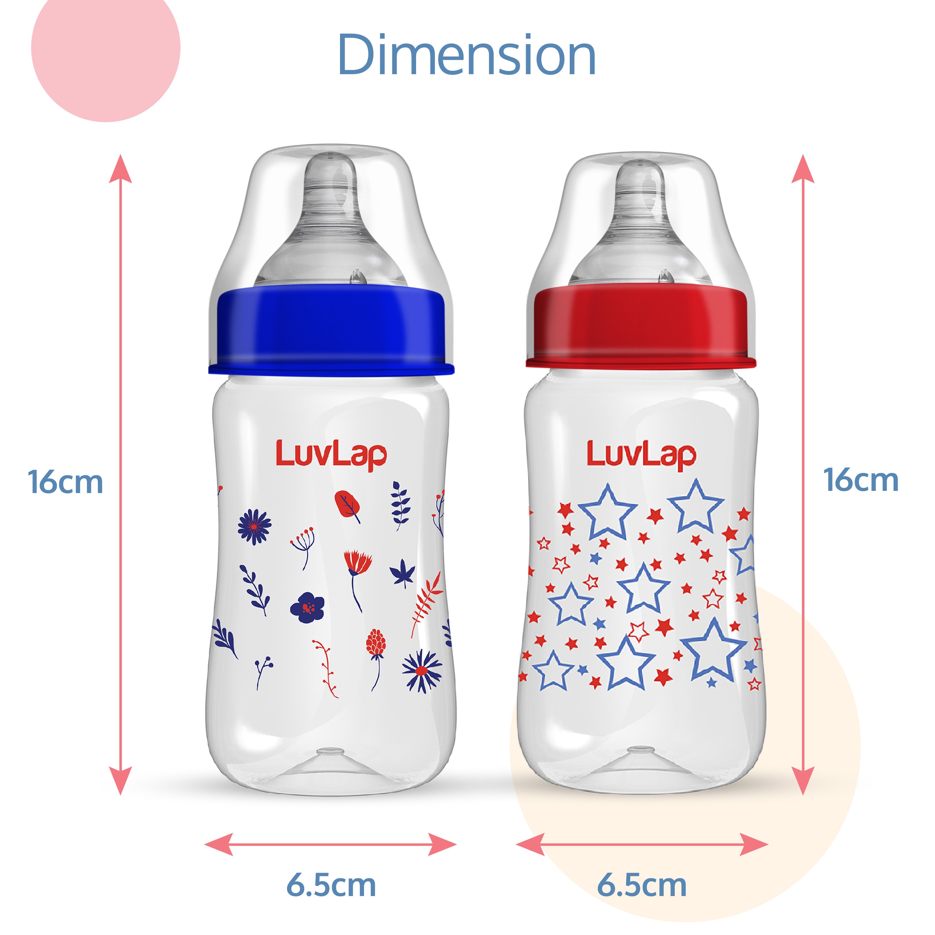 Luvlap milk feeding sales bottle