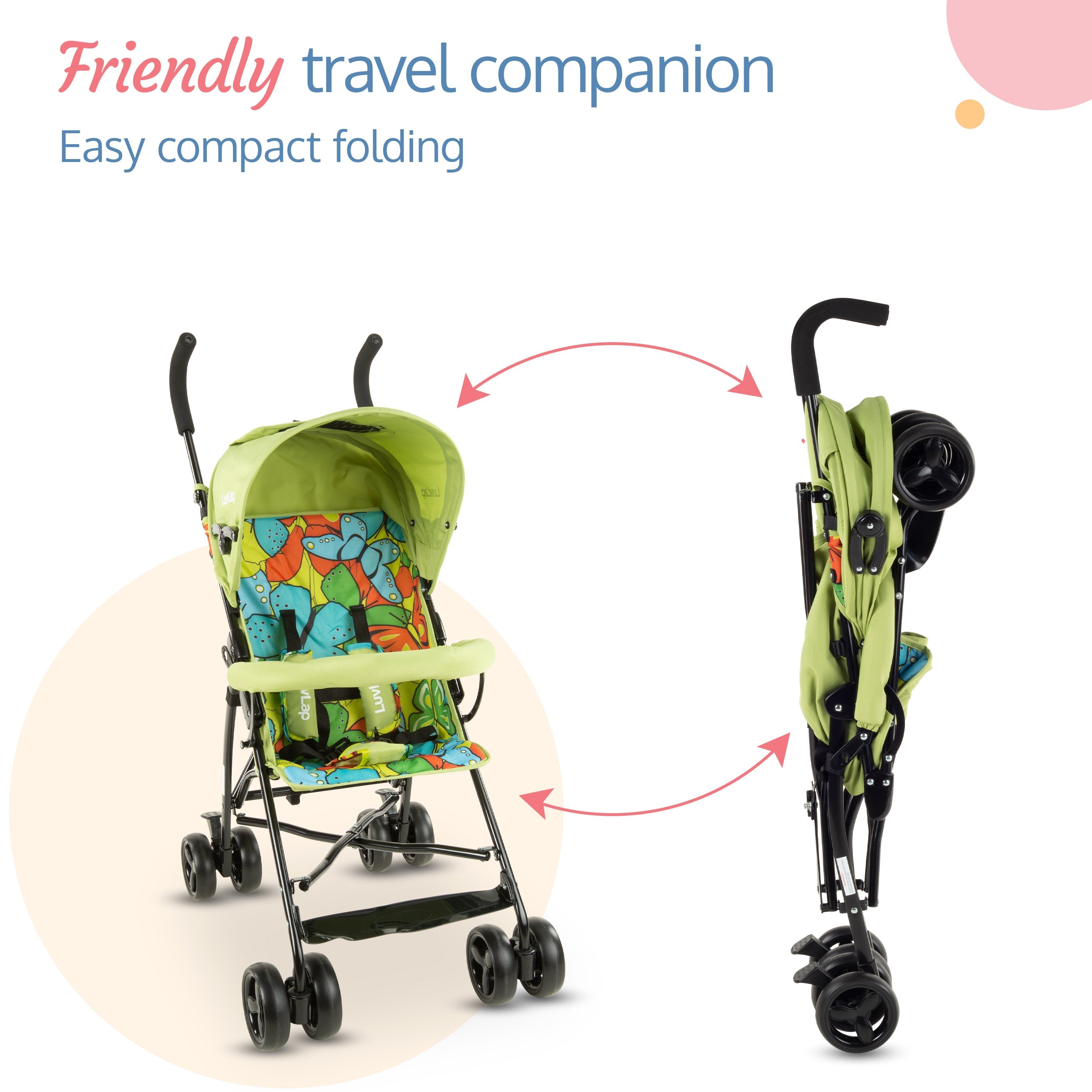 Buy Tutti Frutti Baby Stroller Buggy Light Blue Online Luvlap Store