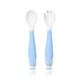 Bendable Weaning Spoon & Fork Set (Blue)