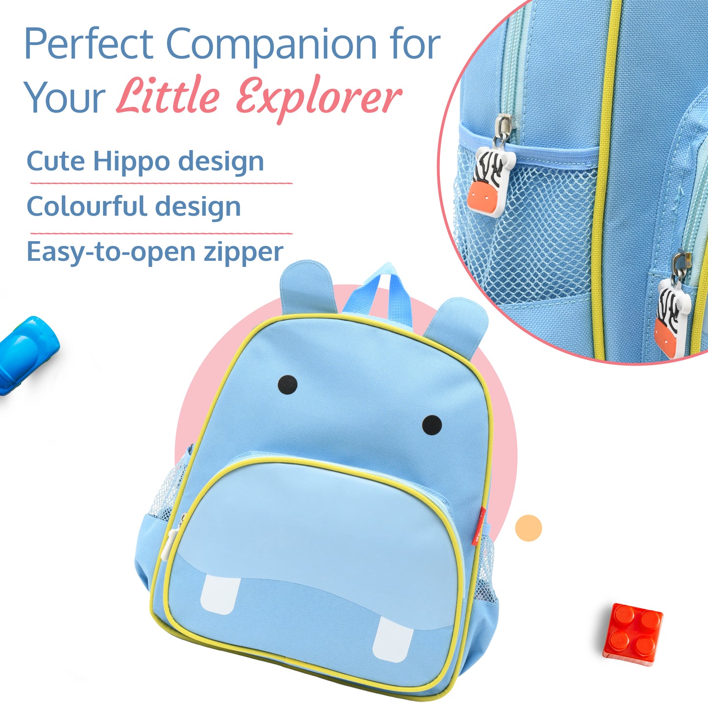 LuvLap Kids' Backpack/Bag, Vibrant designs