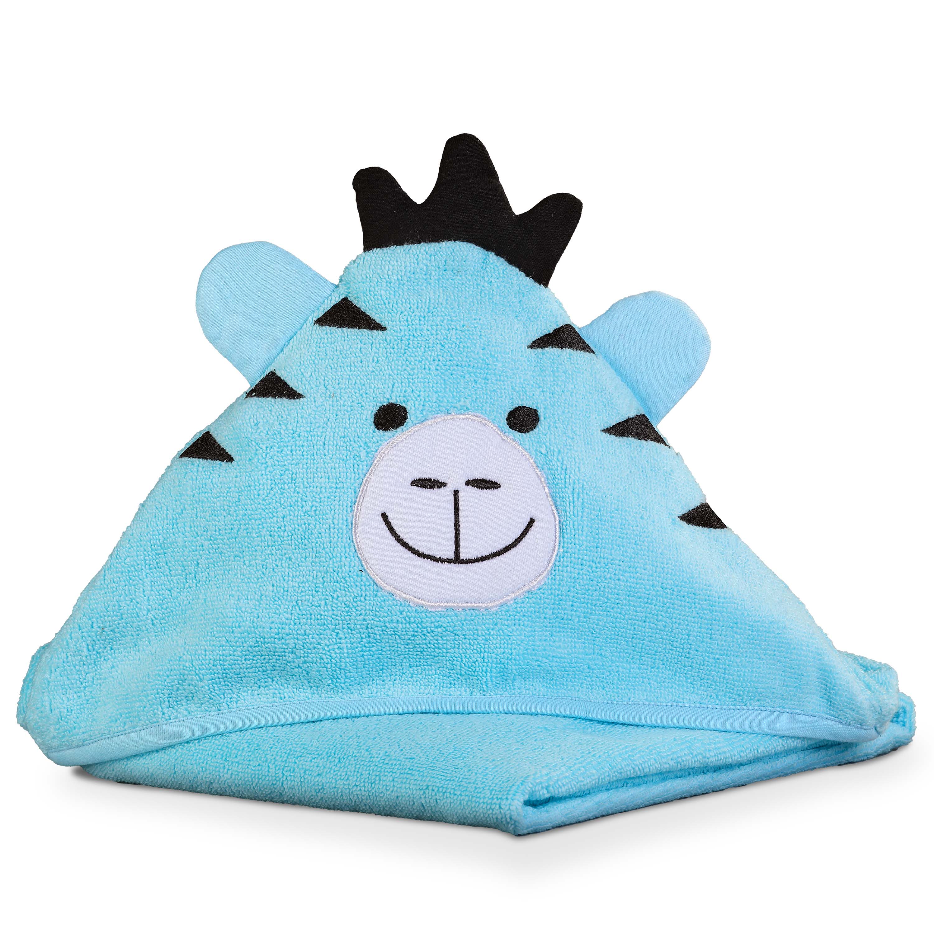 Zebra hooded hot sale towel